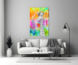 Giraffe Glass Wall Art