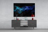 Rhythmic Fog Glass Wall Art