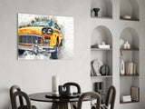 Classic Chevrolet Glass Wall Art