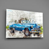 Classic Chevrolet Glass Wall Art