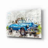 Chevrolet classique Impression sur verre