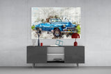 Classic Chevrolet Glass Wall Art