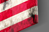 Flag of the United States Glass Wall Art