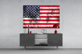 Flag of the United States Glass Wall Art