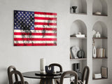 Flag of the United States Glass Wall Art