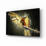 Parrot Glass Wall Art