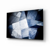 Geometric Architecture Glass Wall Art