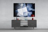 Geometric Architecture Glass Wall Art