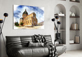 Historical Building Glass Wall Art