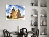 Historical Building Glass Wall Art