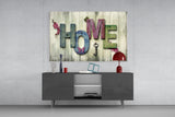 Home Glass Wall Art