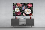 Floral Glass Wall Art