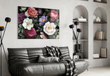 Floral Glass Wall Art