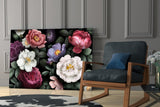 Floral Glass Wall Art