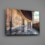 Baroque Building Glass Wall Art