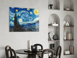 Van Gogh Starry Night Glass Wall Art