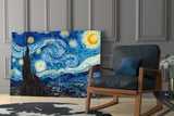 Van Gogh Starry Night Glass Wall Art