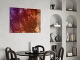 Abstract Pattern Glass Wall Art