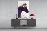 Horse Glass Wall Art