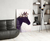 Horse Glass Wall Art