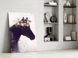 Horse Glass Wall Art