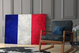 Flag of France Glass Wall Art