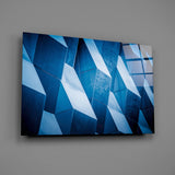 Architectural Geometric Shapes Glass Wall Art