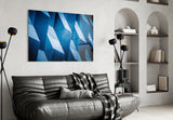 Architectural Geometric Shapes Glass Wall Art