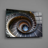 Spiral Glass Wall Art