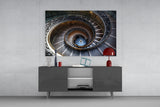 Spiral Glass Wall Art