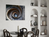 Spiral Glass Wall Art