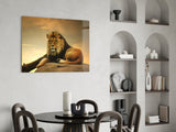 Lion Glass Wall Art