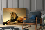 Lion Glass Wall Art