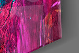 Abstract Colors Glass Wall Art