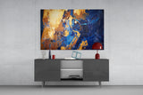 Abstract Colors Glass Wall Art