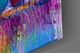 Colorful Trees Glass Wall Art