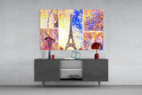 Eiffel Glass Wall Art