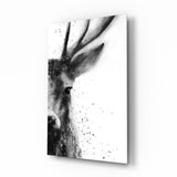 Cerf Impression sur verre