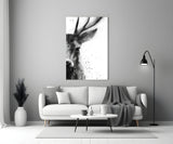 Deer Glass Wall Art