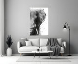 Elephant Glass Wall Art