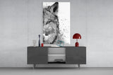 Wolf Glass Wall Art