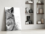 Wolf Glass Wall Art