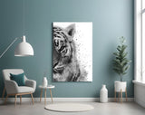 Tiger Glass Wall Art