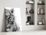 Tiger Glass Wall Art