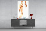 Giraffe Glass Wall Art