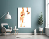 Giraffe Glass Wall Art