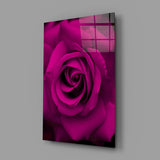 Rose Glass Wall Art