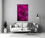 Rose Glass Wall Art