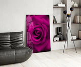 Rose Glass Wall Art