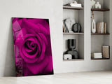 Rose Glass Wall Art